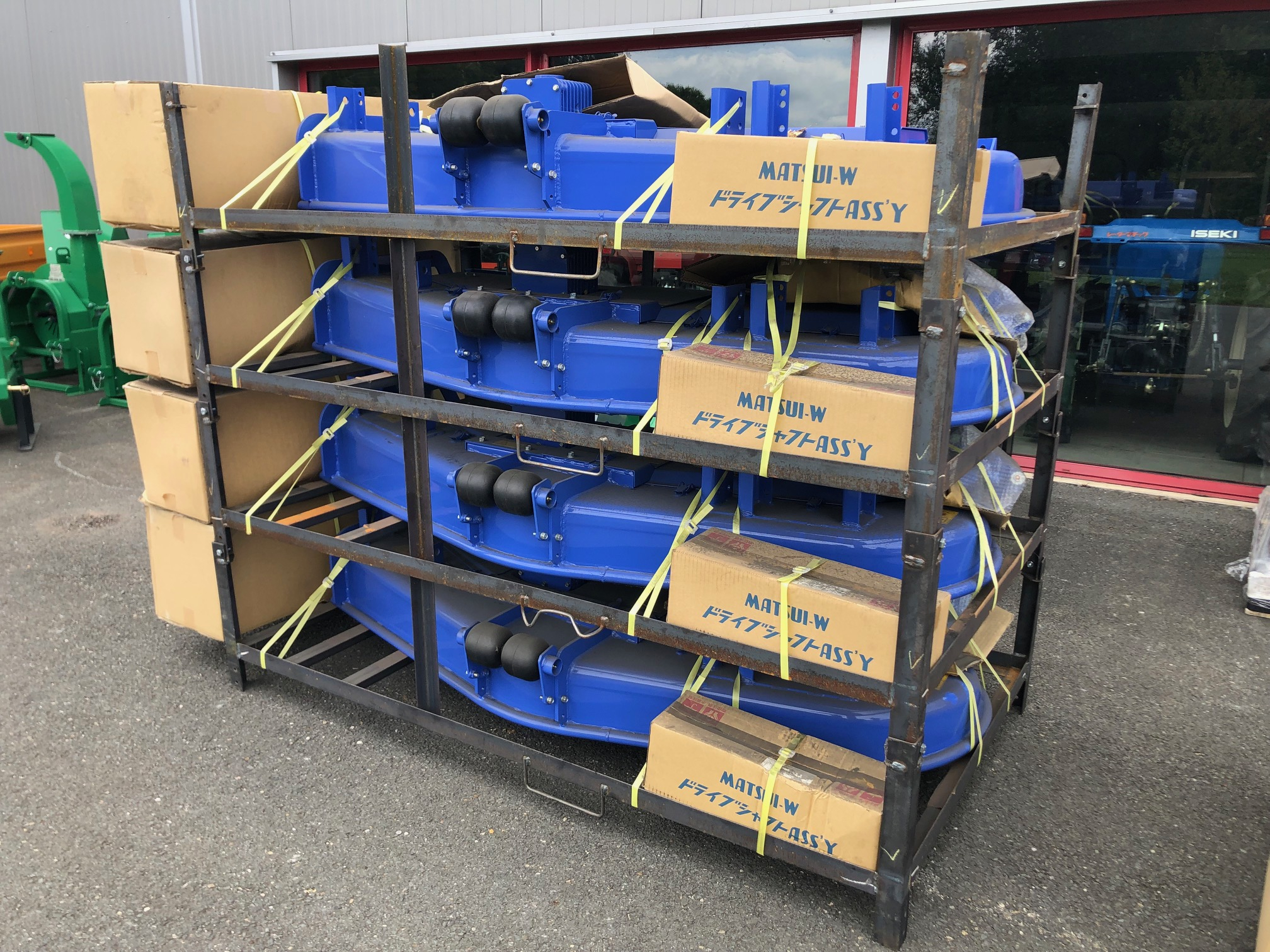 Plateau de coupe pour ISEKI SF310/370 -largeur 183 cm-8352